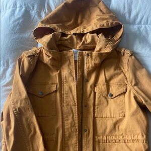 Women’s Tan Hooded Jacket